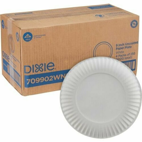 Dixie Foods PLATE, PAPER, 9inin-WE, 4PK DXE709902WNP9